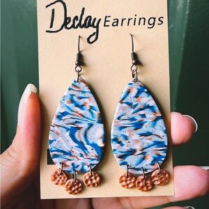 Beautiful Geometrical Polymer Clay Earrings